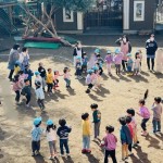 園庭での活動